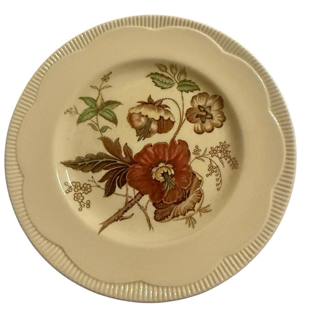 Clarice Cliff Georgian Spray 1930s 8” Salad Plate Replacement Newport Pottery